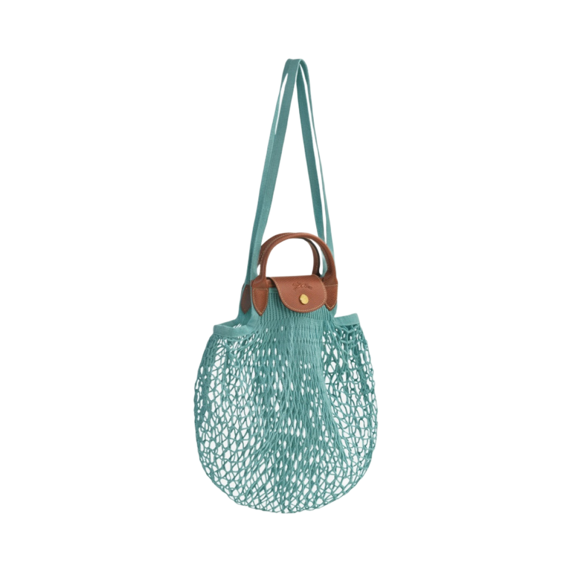 롱샴 르 플리아쥬 필렛 탑 핸들백 라군(Longchamp Le Pliage Filet Top Handle Bag Lagoon) - 2
