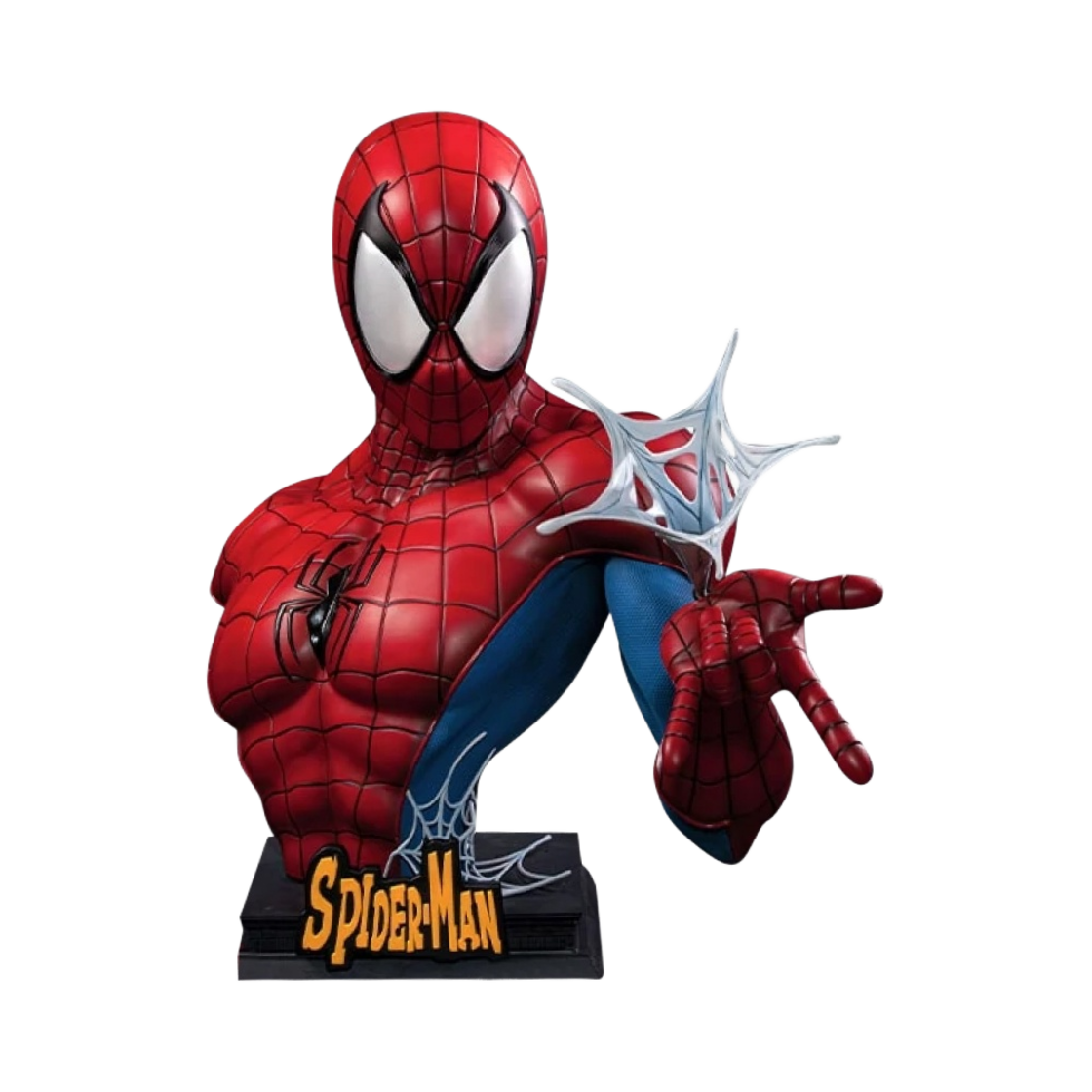 - Queen Studios Comic Spider-Man 1:1 Bust Red Blue