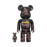 Bearbrick Oasis Knebworth 1996 Noel Gallagher 100％ & 400％ Set