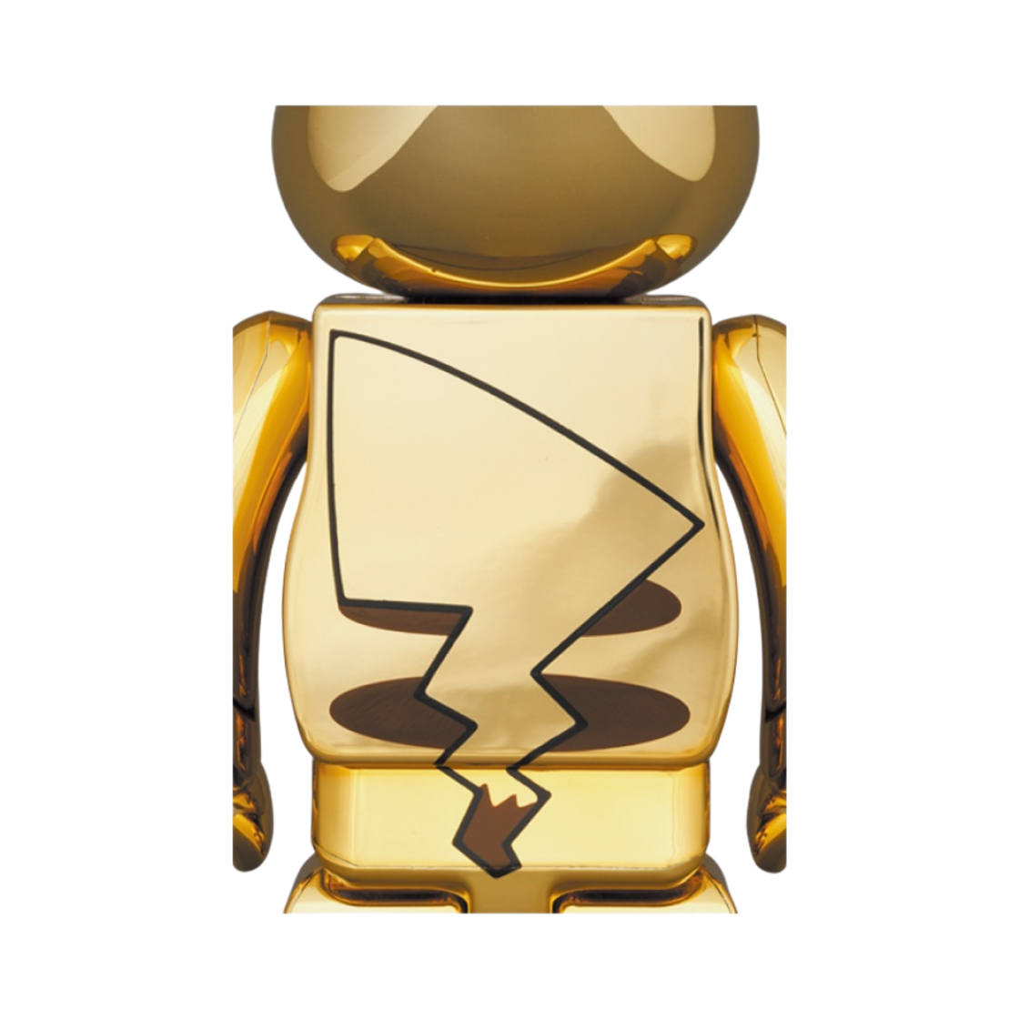 베어브릭 월드 와이드 투어 3 포켓몬 피카츄 골드 크롬 버전 100% & 400% 세트(Bearbrick World Wide Tour 3 Pokemon Pikachu Gold Chrome Ver. 100％ & 400％ Set) - 4