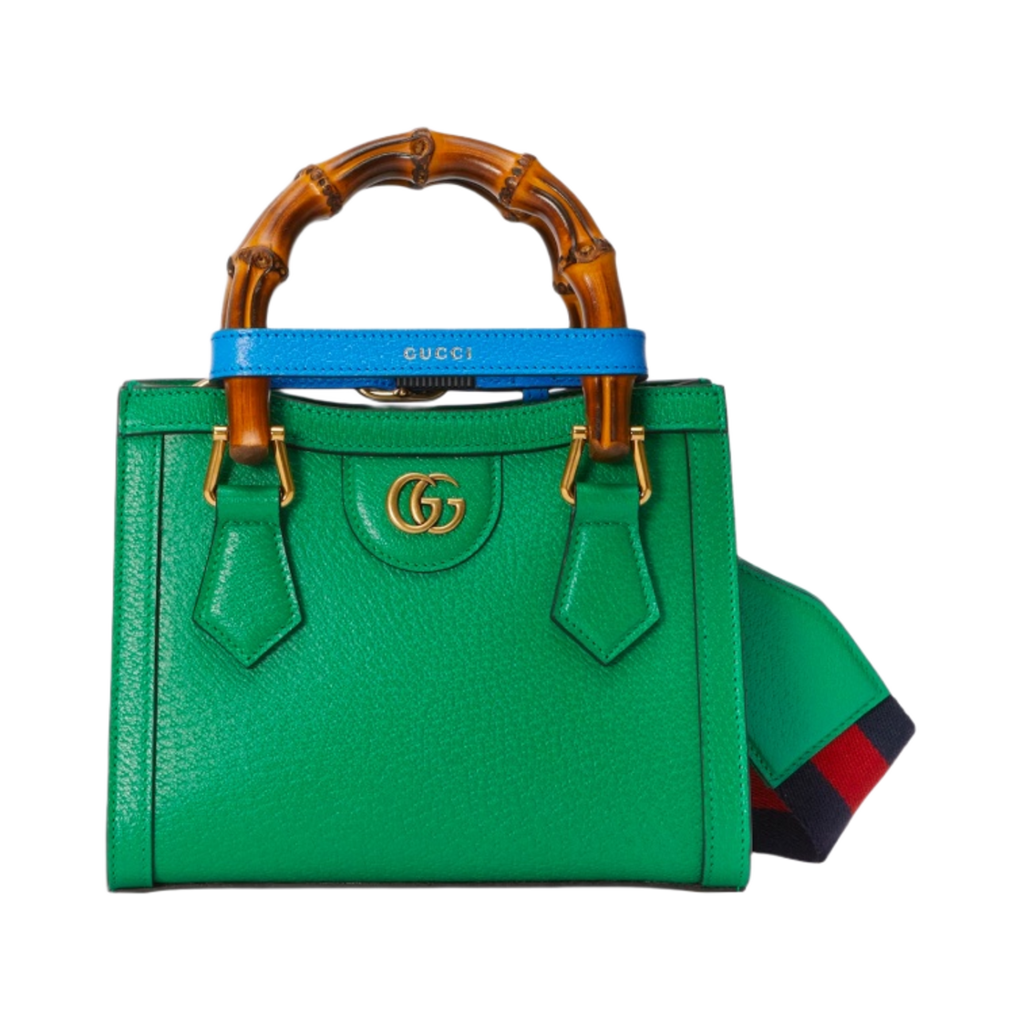 구찌 다이애나 미니 토트백 그린 레더(Gucci Diana Mini Tote Bag Green Leather) - 1