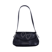 The Museum Visitor Women Heart Stud Mini Bag Black