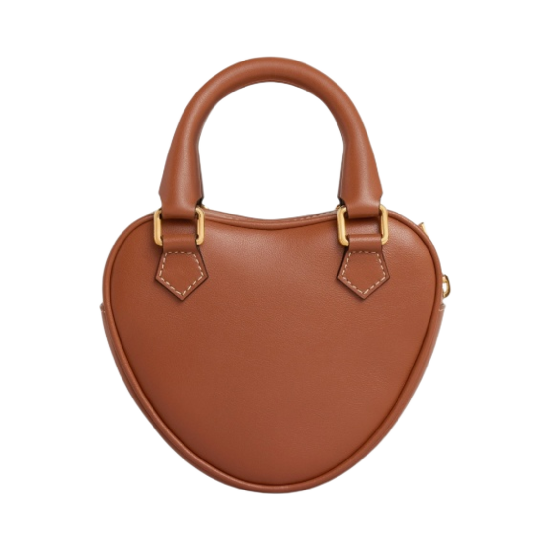 셀린느 스무스 카프스킨 미디움 하트백 탄(Celine Medium Heart Bag in Smooth Calfskin Tan) - 3