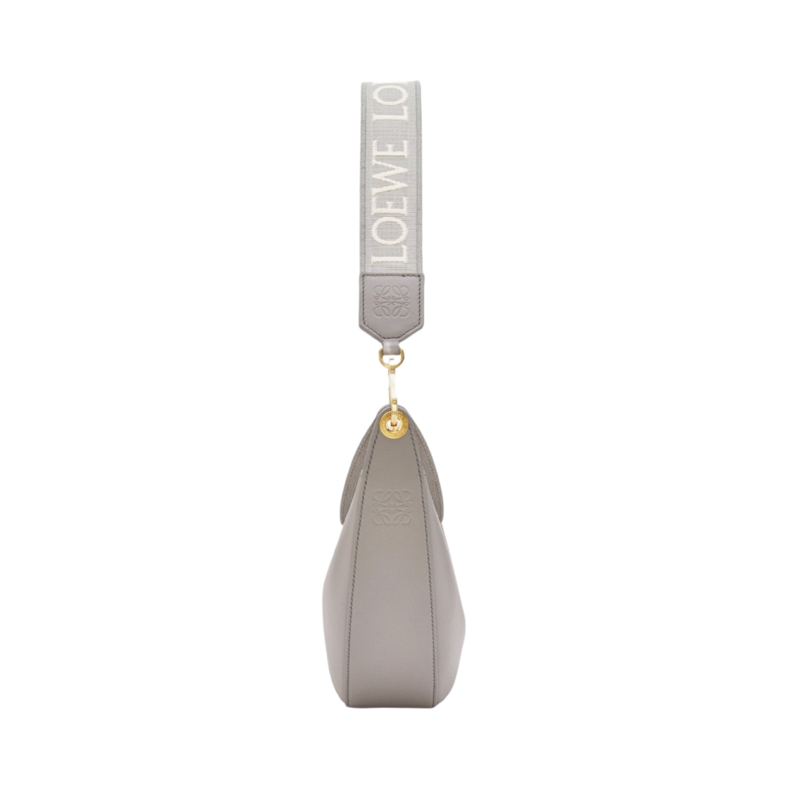 로에베 스몰 루나백 사틴 카프스킨 앤 자카드 펄 그레이(Loewe Small Luna Bag in Satin Calfskin and Jacquard Pearl Grey) - 3