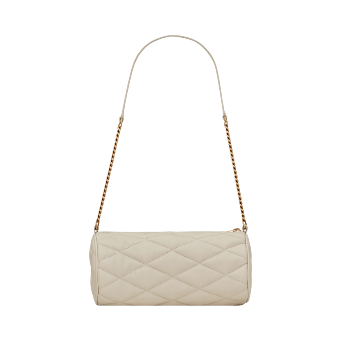 생로랑 퀼티드 램스킨 세이드 미니 튜브백 블랑 빈티지(Saint Laurent Sade Mini Tube Bag in Quilted Lambskin Blanc Vintage) - 2