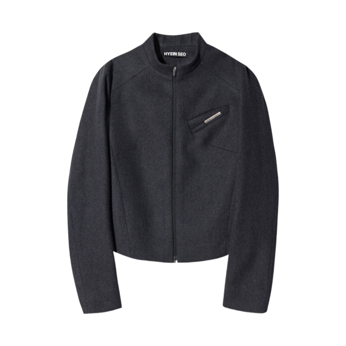 - (W) Hyein Seo Zip Jacket Dark Grey