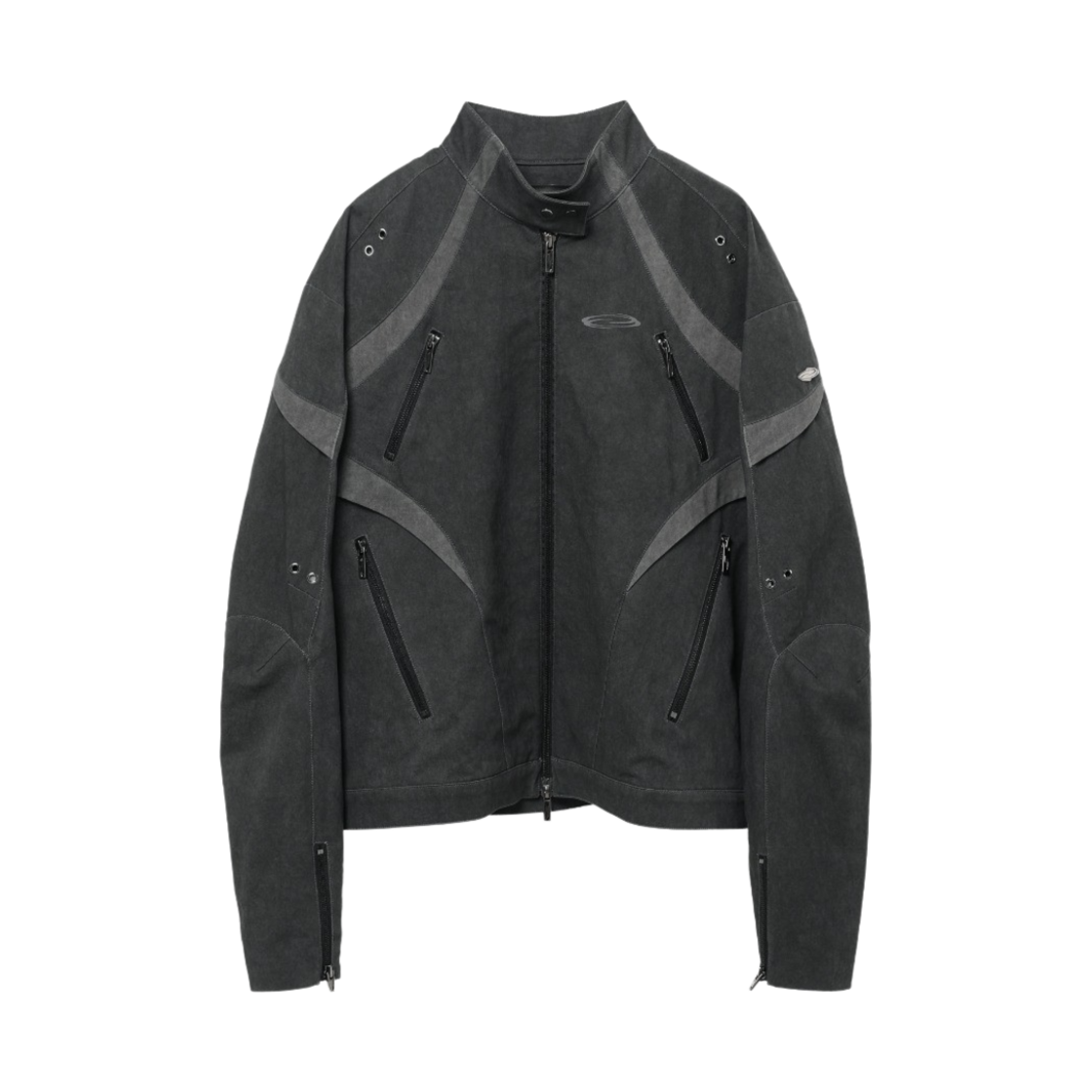 FWSSCJA110M Opening Project Slit Motor Jacket Washed Black