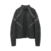 Opening Project Slit Motor Jacket Washed Black