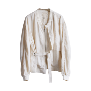 NA A NANA Wavy Strap Blouson Cream