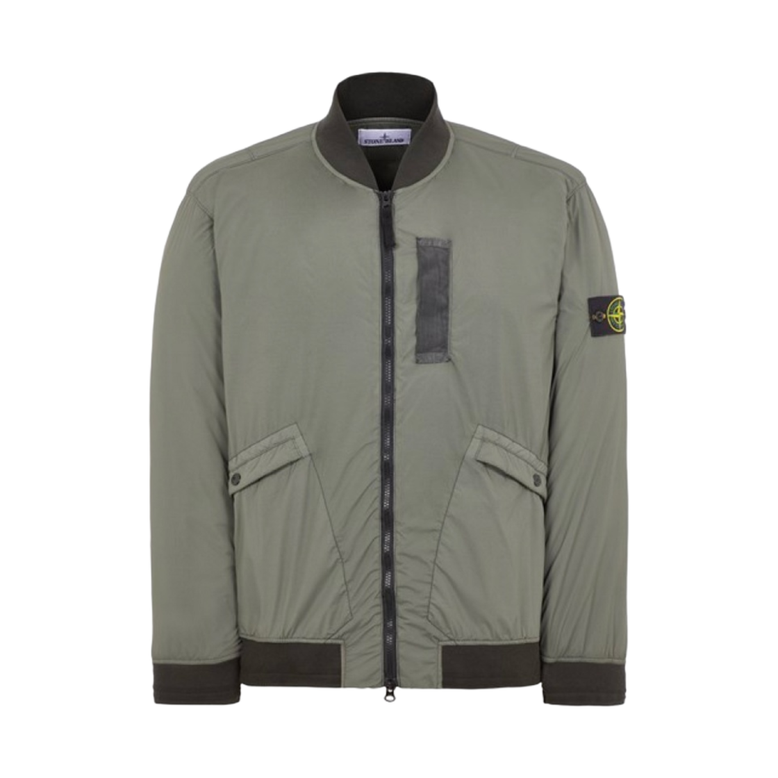 801540525-V0059 Stone Island 40525 Skin Touch Nylon-TC with Primaloft-TC Bomber Jacket Musk Green - 24SS