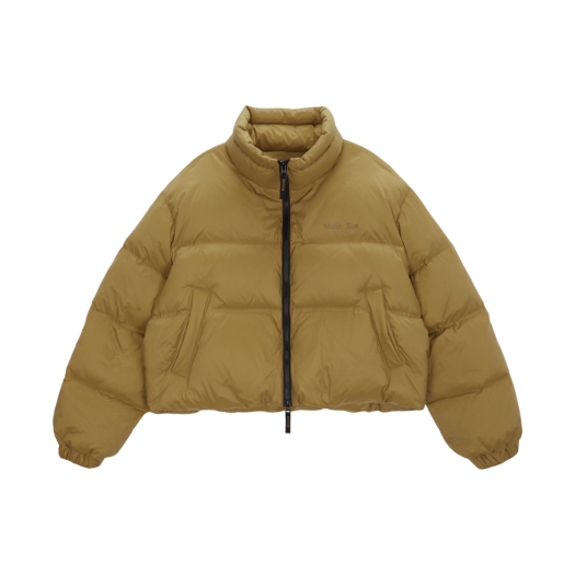 W) 마뗑킴 하이 넥 클래식 퍼퍼 다운 점퍼 네이비 | Matin Kim