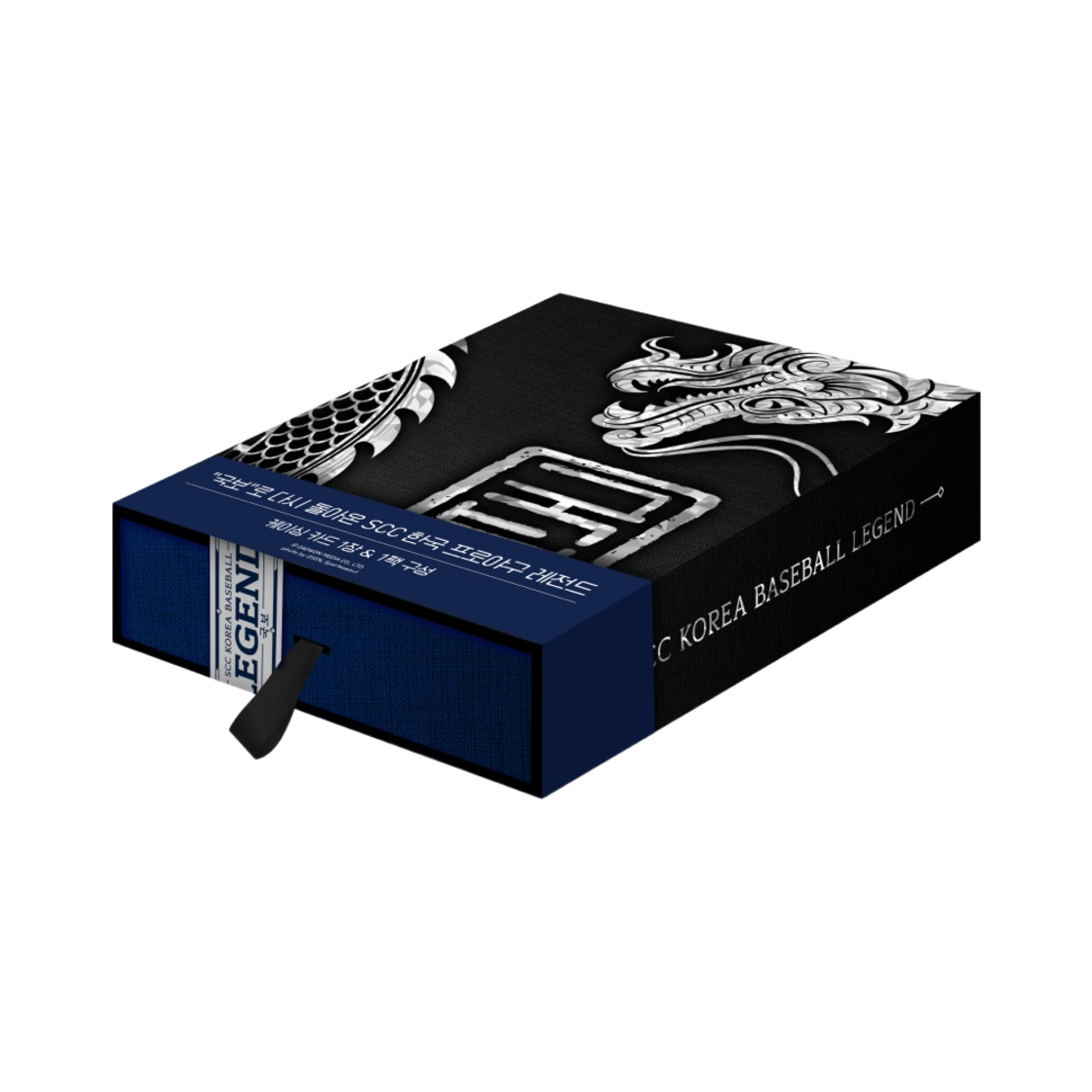 SCC 한국 프로야구 레전드 국보 컬렉션 카드 박스 1 세트 - 1 자석 케이스 (1개입) & 1팩 (5개입)(SCC KBO Legend National Treasures Card Box 1 Set - 1 Magnetic Case (1 Card) & 1 Pack (5 Cards))