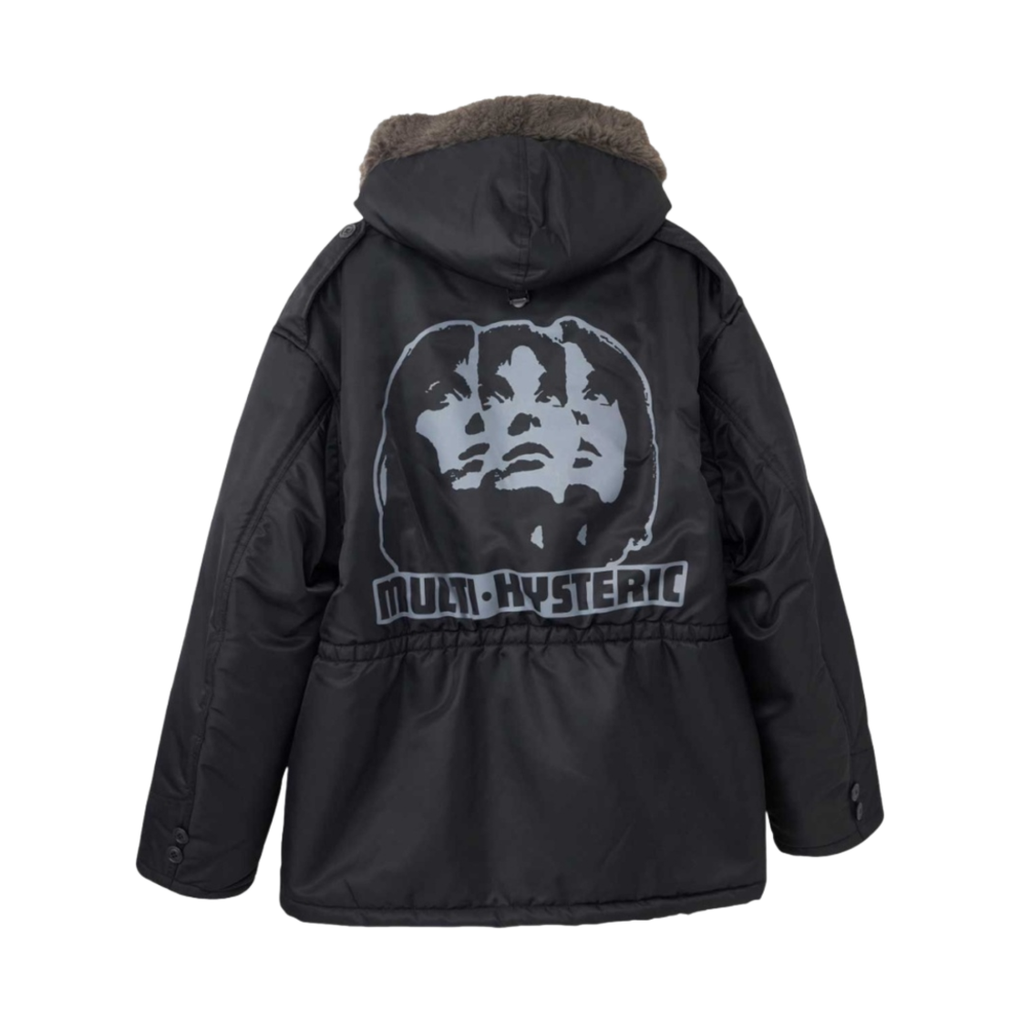 W) 히스테릭 글래머 멀티 히스테릭 B-9 코트 블랙 | Hysteric Glamour
