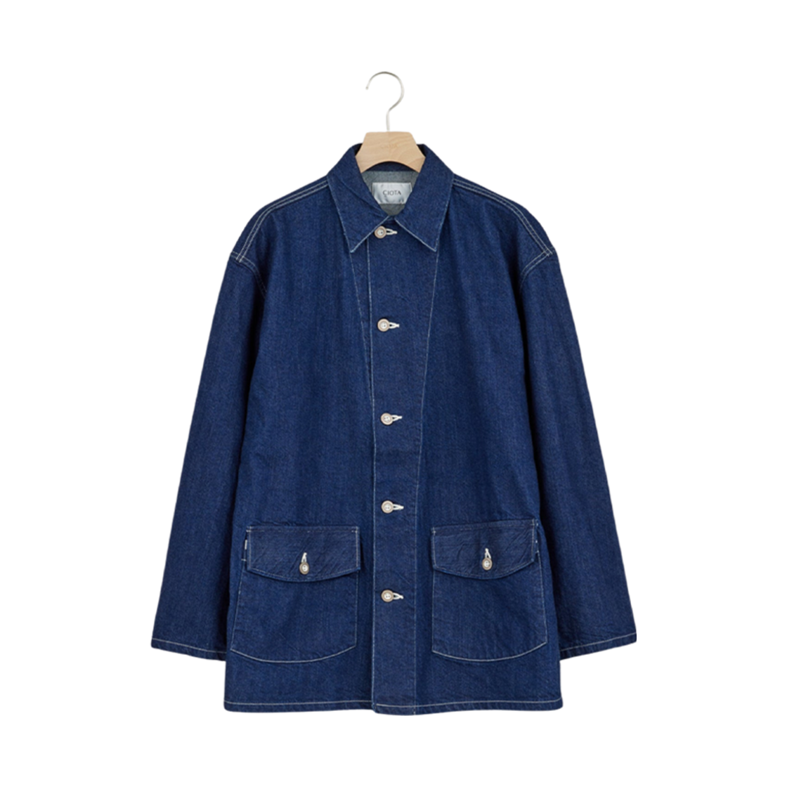 BZLM-108M Ciota Denim Work Jacket Navy