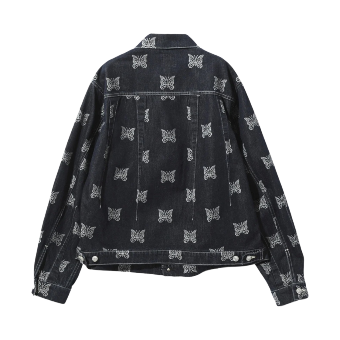 니들스 다트 진 10온즈 데님 빠삐용 자카드 자켓 인디고(Needles Darts Jean 10oz Denim Papillon Jacquard Jacket Indigo) - 2