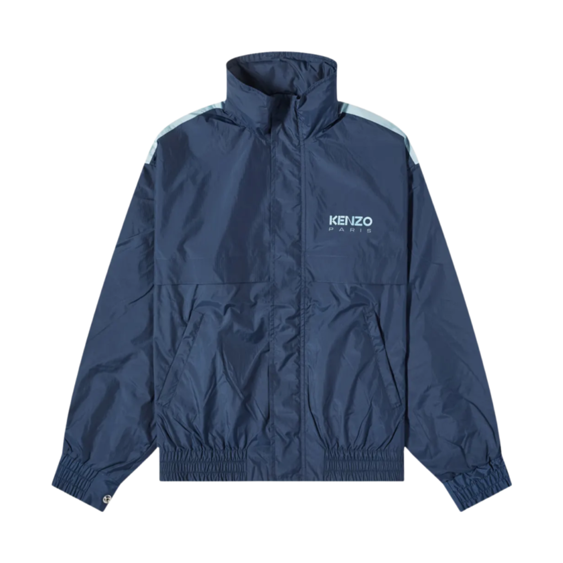 FC65BL1569NA77 Kenzo Back Logo Windbreaker Midnight Blue