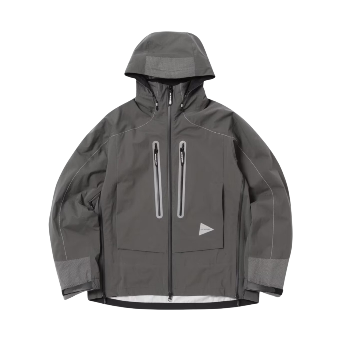 - And Wander Pertex Shield Rain Jacket Dark Gray