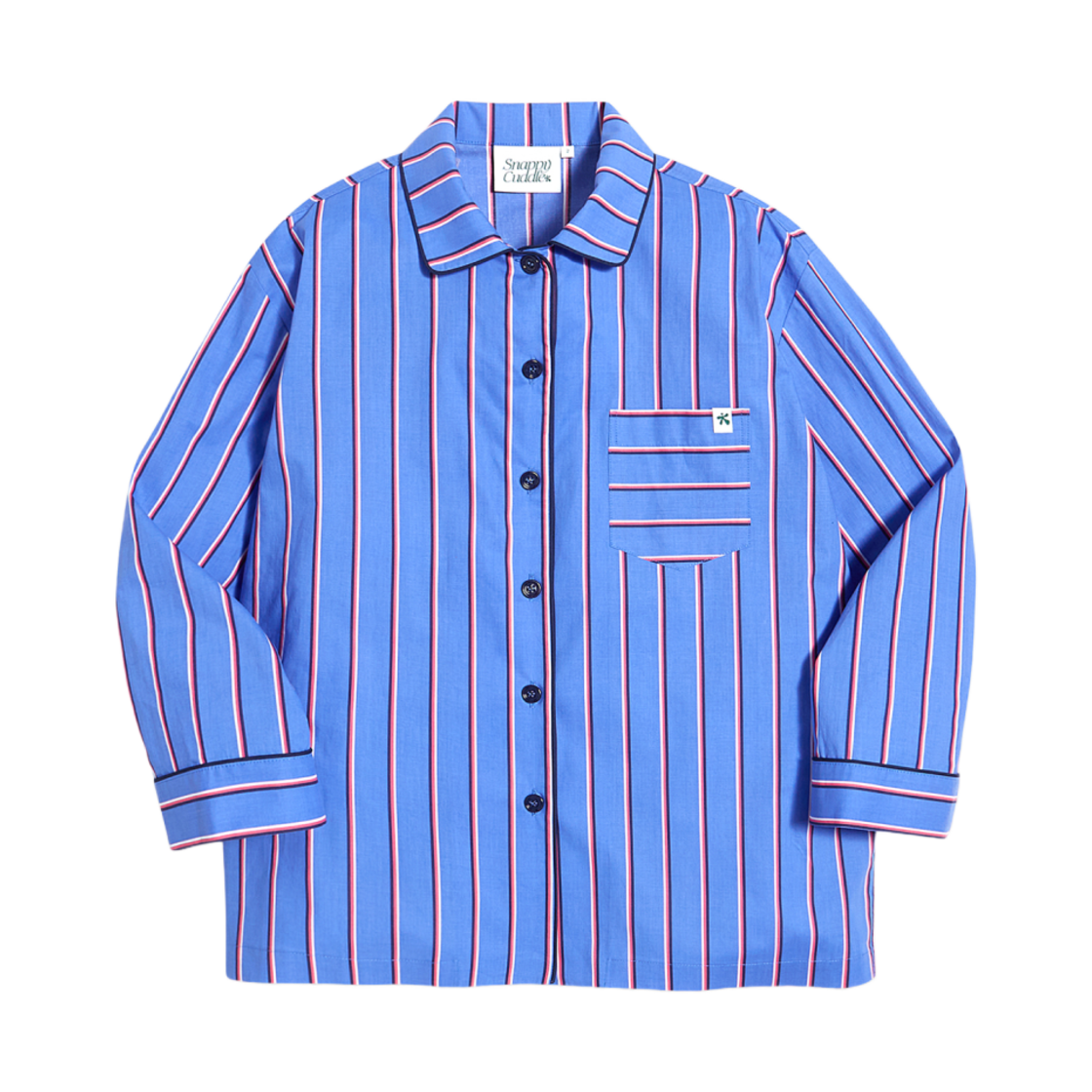 스내피커들 파자마 세트 해변의 카프리(Snappy Cuddle Pajama Set Capri Campanella) - 2