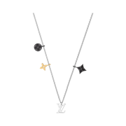 Louis Vuitton LV Instinct Pendant Silver Gold