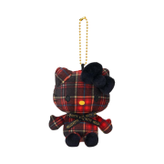 Sanrio Hello Kitty Mascot Collection Tartan Black