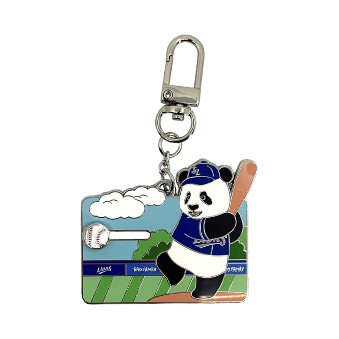 삼성 라이온즈 x 바오패밀리 후이 홈런 키링(Samsung Lions x Bao Family Hui Home Run Keyring)