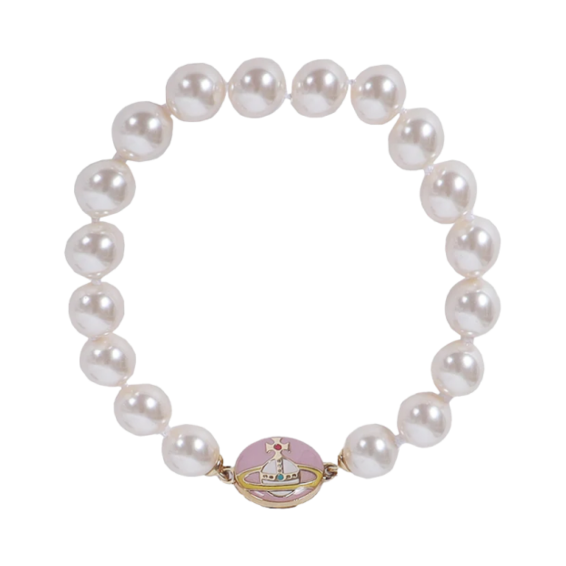 비비안 웨스트우드 로엘리아 브레이슬릿 골드 핑크(Vivienne Westwood Loelia Bracelet Gold Pink) - 1