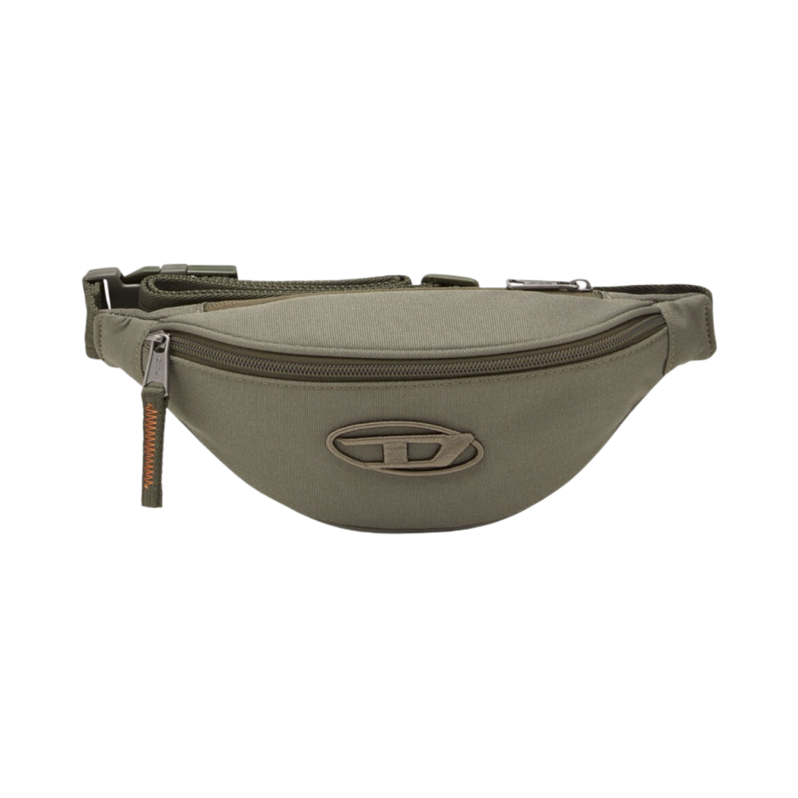 디젤 D.90 벨트백 인 헤비 듀티 패브릭 밀리터리 그린(Diesel D.90 Belt Bag in Heavy Duty Fabric Military Green) - 1