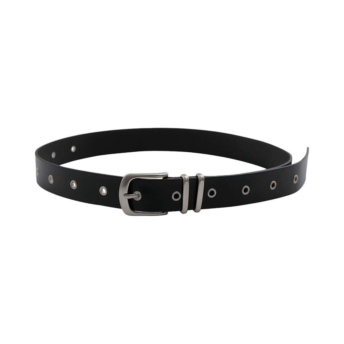 알렌느 아일렛 레더 벨트 블랙(Haleine Eyelet Leather Belt Black (VA210))