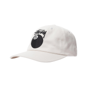 Stussy Stock 8 Ball Low Pro Cap Bone