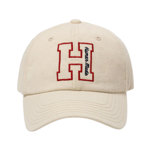 Human Made 6 Panel Twill Cap #2 White