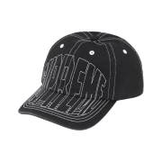 Supreme Visor Stitch 6-Panel Black - 23SS