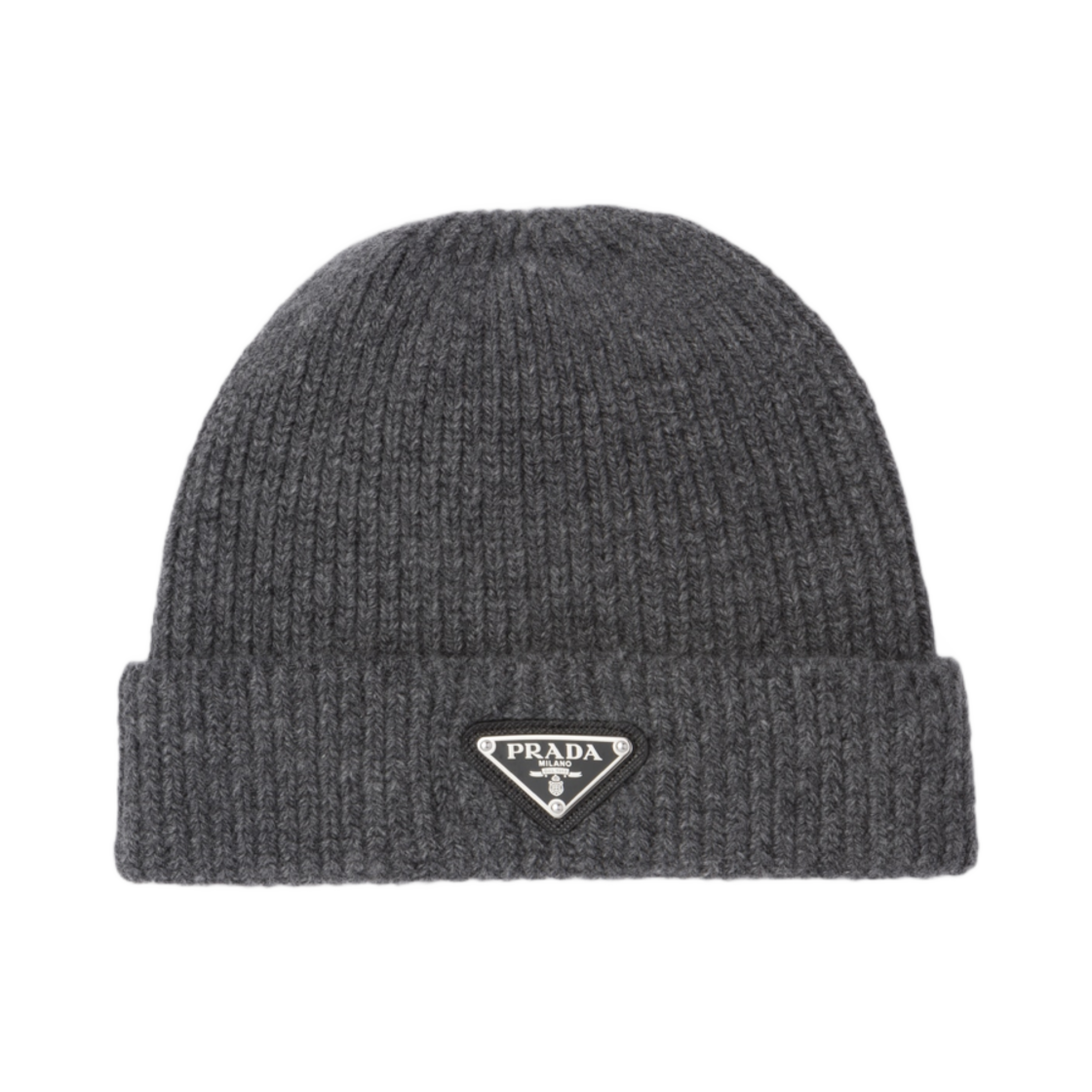 프라다 울 앤 캐시미어 비니 슬레이트 그레이