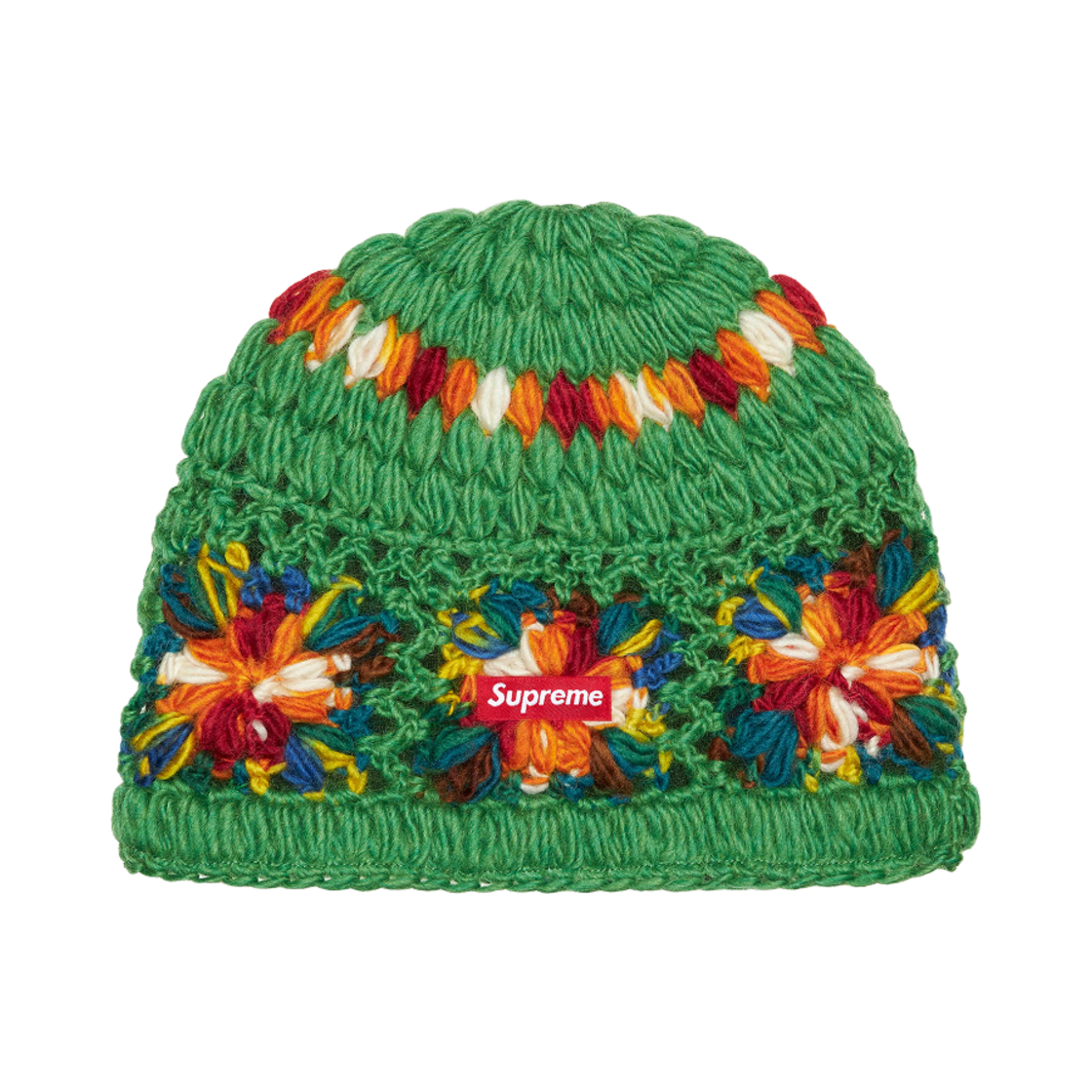 슈프림 크로셰 비니 그린 - 25SS(Supreme Crochet Beanie Green - 25SS)