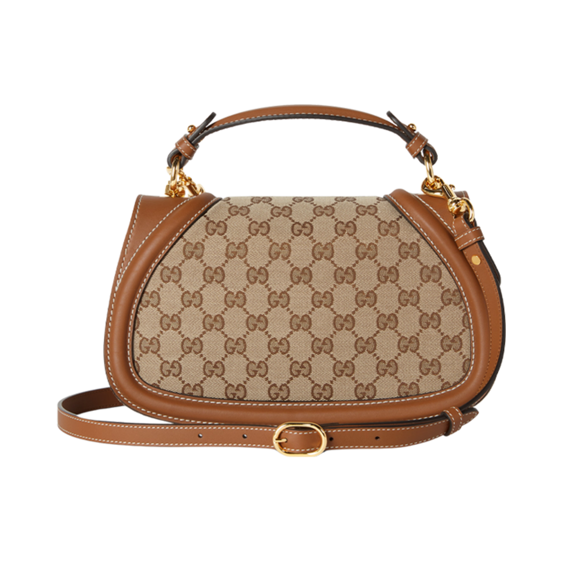 구찌 블론디 스몰 탑 핸들 백 베이지 다크 브라운(Gucci Blondie Small Top Handle Bag Beige Dark Brown) - 3