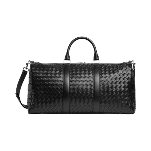 Bottega Veneta Intrecciato Cabin Duffle Black