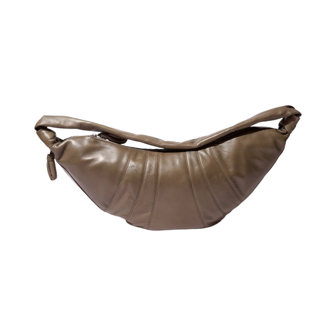 르메르 라지 크루아상 백 소프트 나파 레더 브론즈 카키