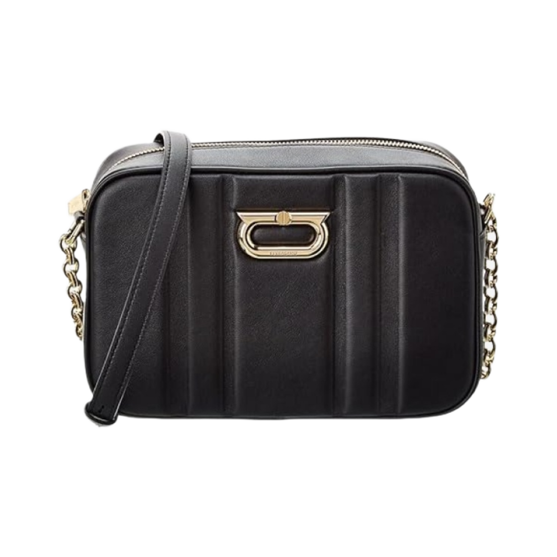 214968-765566 Ferragamo Gancini Camera Case Medium Black