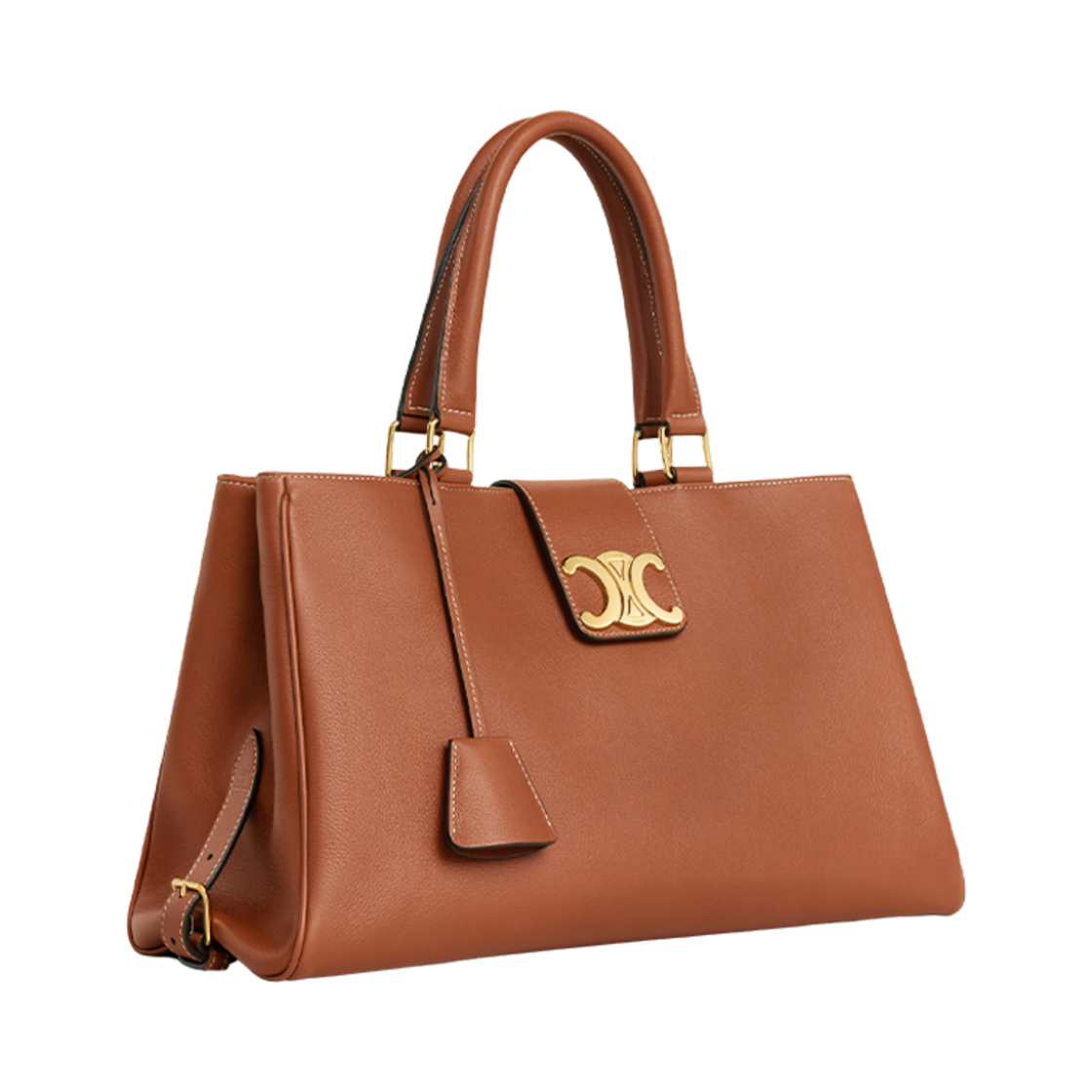 (W) 셀린느 미디움 아폴린 백 서플 카프스킨 탄((W) Celine Medium Appoline Bag in Supple Calfskin Tan) - 2