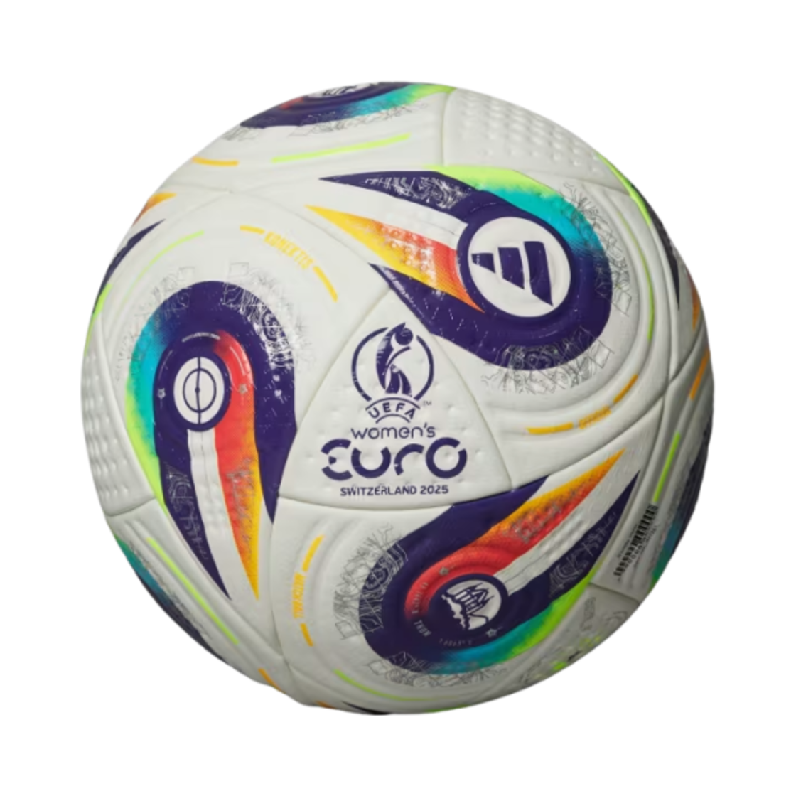 아디다스 유로 25 프로 풋볼 화이트 팬톤(Adidas Euro 25 Pro Football White Pantone)