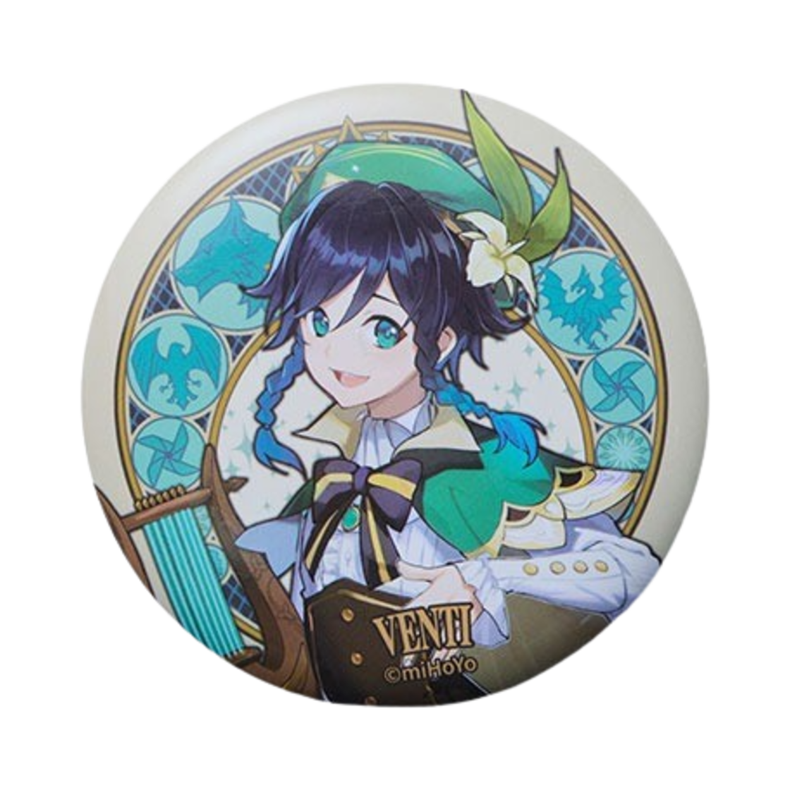6972957482748 Genshin Badge Mondstadt Theme Venti