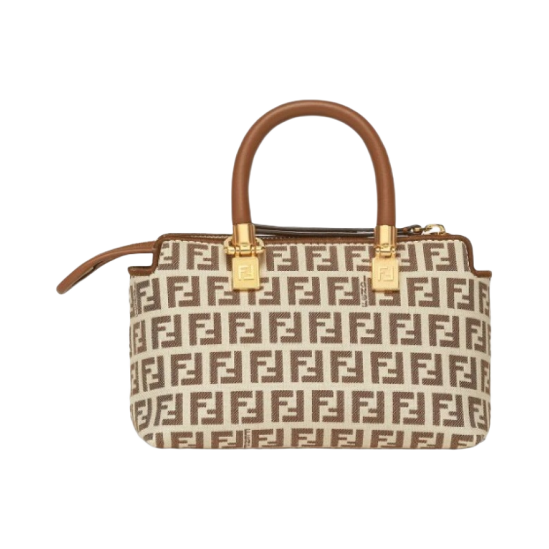 펜디 바이 더 웨이 미니 FF 패브릭 미니백 브라운(Fendi By The Way Mini FF Fabric Mini Bag Brown) - 2