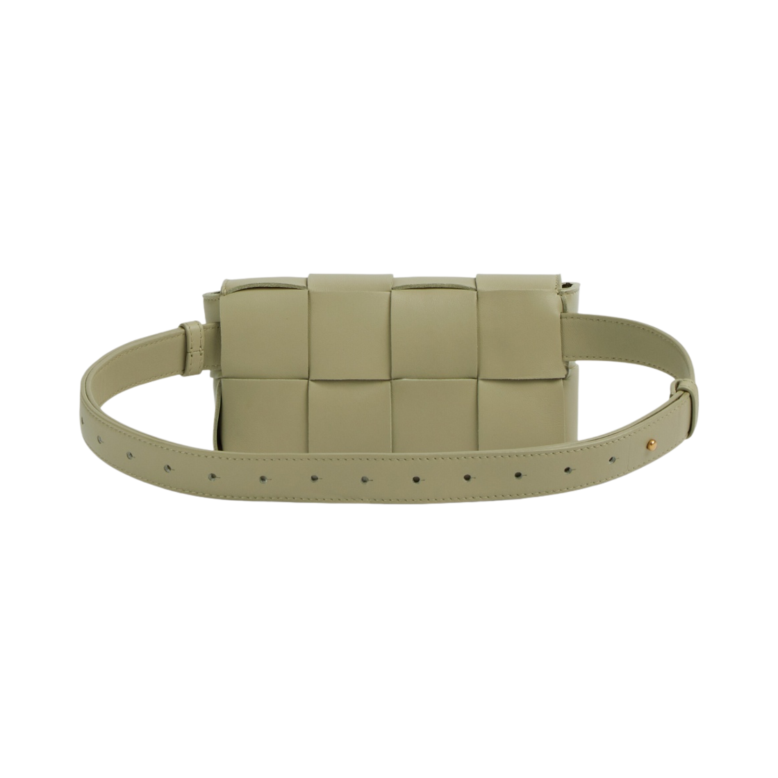 보테가 베네타 미니 램스킨 레더 벨트 카세트백 트레버틴(Bottega Veneta Mini Lambskin Leather Belt Cassette Travertine) - 4