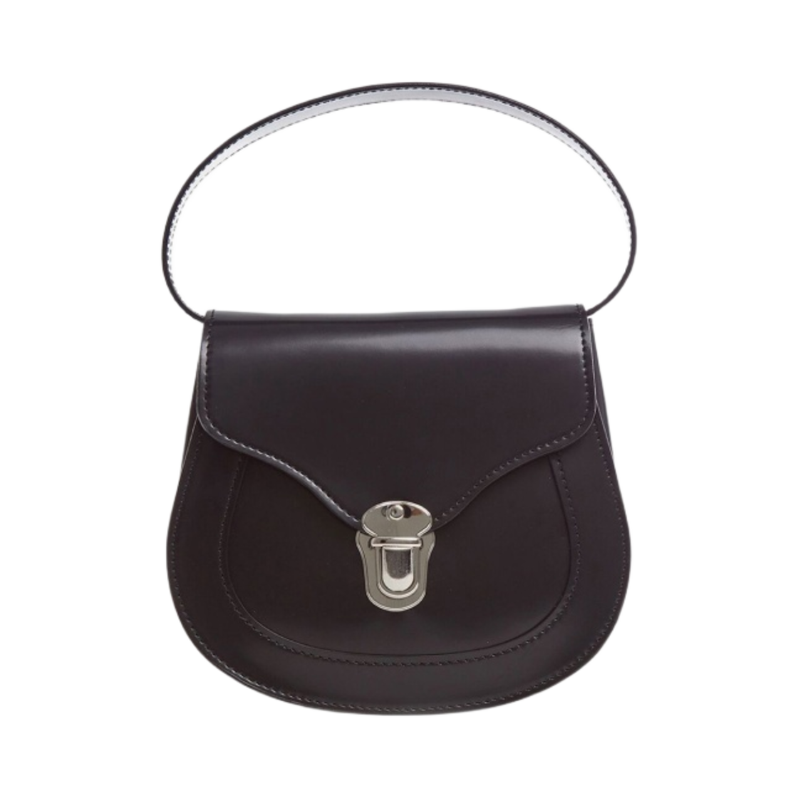 꼼데가르송 폴드 오버 탑 미니백 블랙(Comme des Garcons Fold Over Top Mini Bag Black)