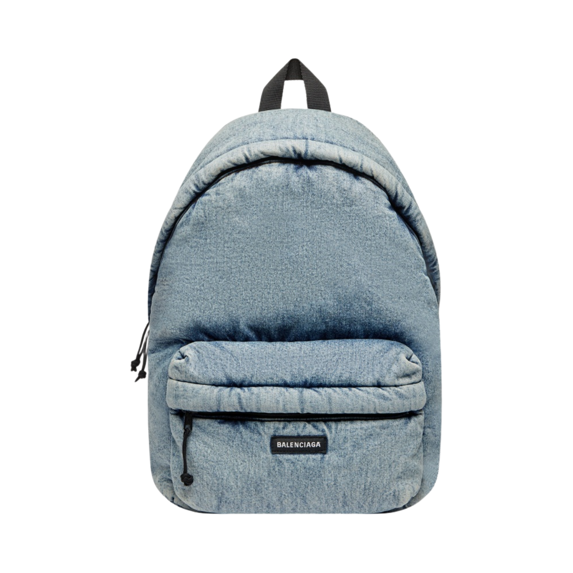 발렌시아가 익스플로러 백팩 데님 페이디드 블루