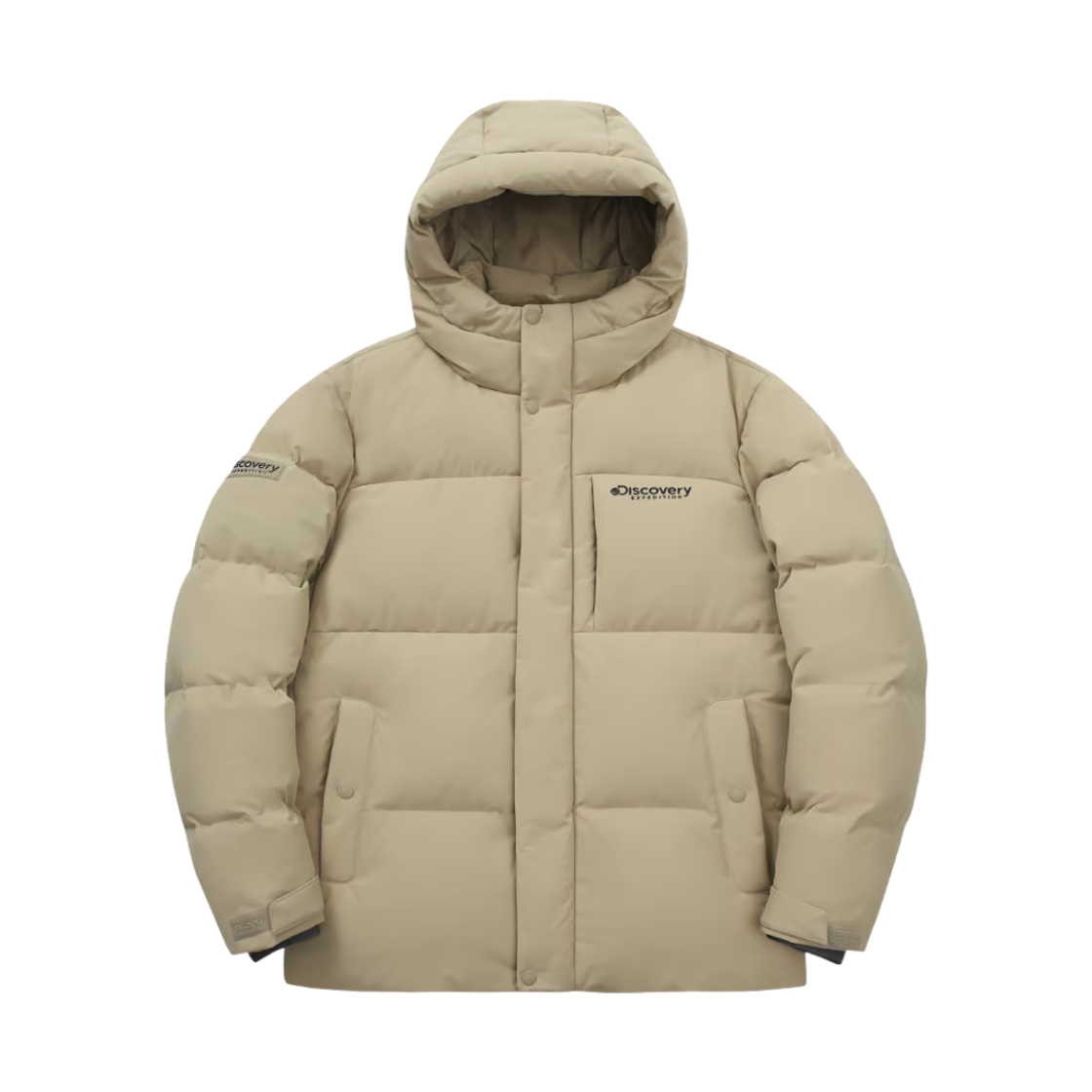 디스커버리 익스페디션 레스터 G RDS 구스 숏 다운 자켓 베이지(Discovery Expedition Lester G RDS Goose Short Down Jacket Beige)