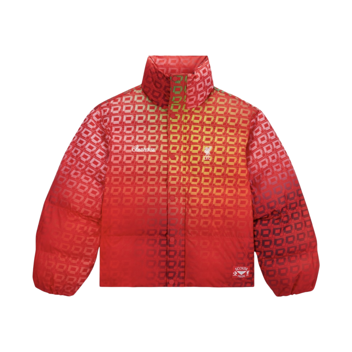 10026256-A01 Converse x Liverpool FC Puffer Jacket Tomato