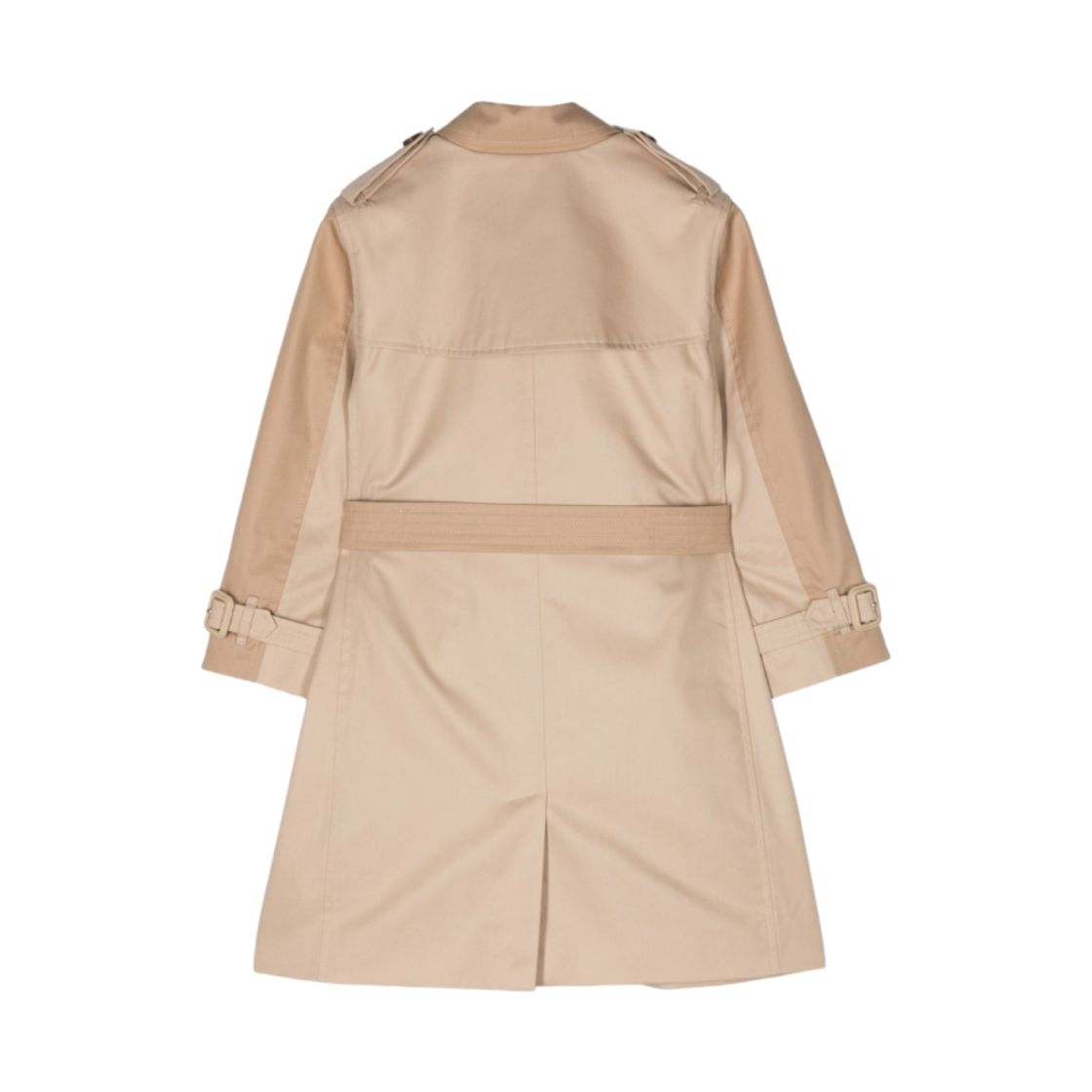 (키즈) 버버리 패널 코튼 트렌치 코트 베이지((Kids) Burberry Panel Cotton Trench Coat Beige) - 2