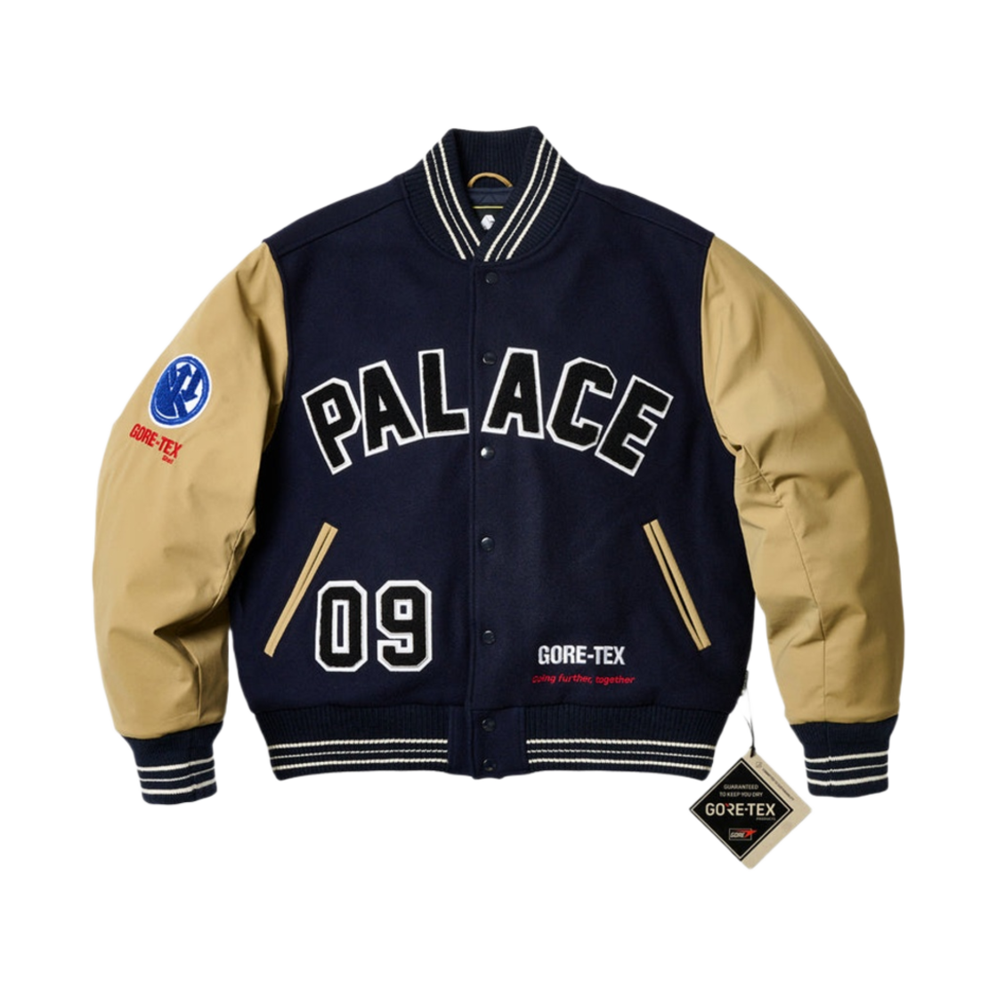 팔라스 고어텍스 고잉 퍼더 바시티 네이비 - 23FW(Palace Gore-Tex Going Further Varsity Navy - 23FW)