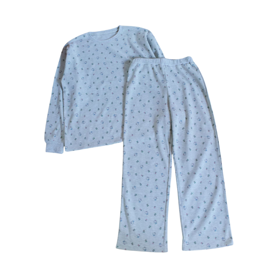(W) 프릭스 스토어 x 헬로 키티 파자마 차콜 그레이((W) Freak's Store x Hello Kitty Pajamas Charcoal Gray)