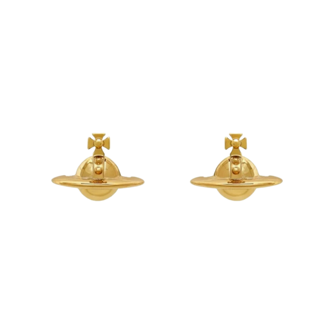62010038-R001 (W) Vivienne Westwood Solid Orb Earrings Gold